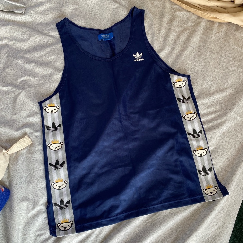 adidas Originals 25 Logo Tank Top with NIGO BEAR